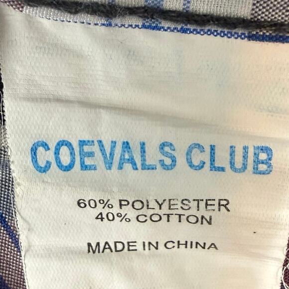 Coevals Club Plaid Pearl Snap Western Shirt Mens Large 44 Chest - Picture 6 of 6